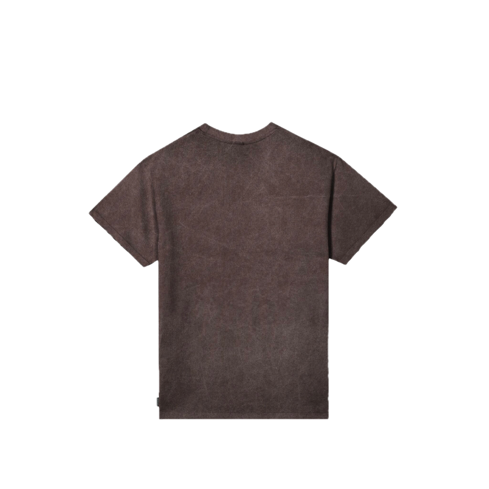 Propaganda Logo Embroidery Tee Stonewash Brown 26FWPRTS923 - Image 2