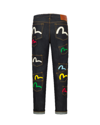 Evisu Multi-Pocket Regular Fit Jeans Indigo 2EAHTM4JE125600DN
