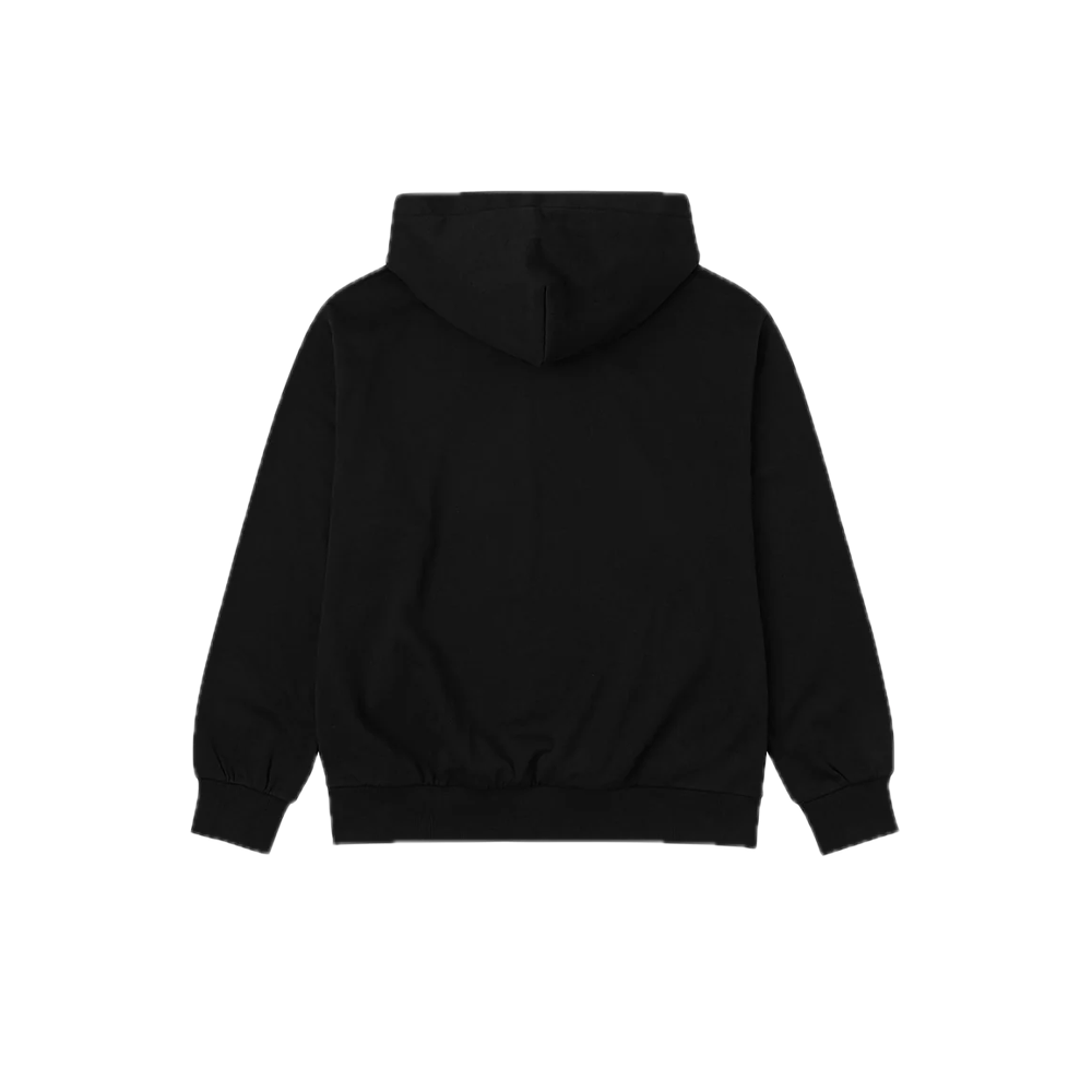 Evisu Seagull Print Relax Fit Hoodie Black 2EAHTM5SW1252RXCT - Image 2