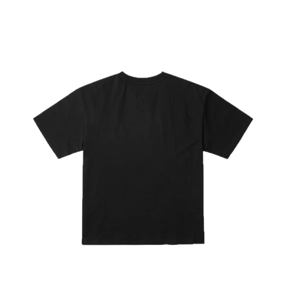 Evisu Handwriting Flying Dragon Embroidered Border T-Shirt Black 2EAHTM6TS1117RXCT - Image 2