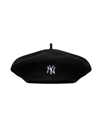 New Era New York Yankees MLB Wool Script Beret Black 60915736