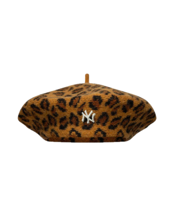 New Era New York Yankees MLB Leopard Beret Beige 60915988