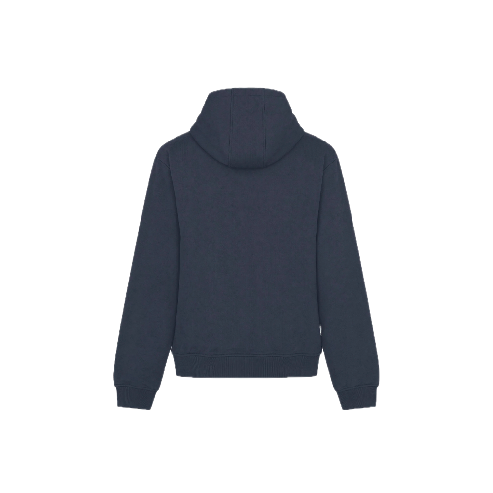 Aquascutum Active Badge Hoodie Fleece Navy AA-A006-SW016_NVY - Image 2