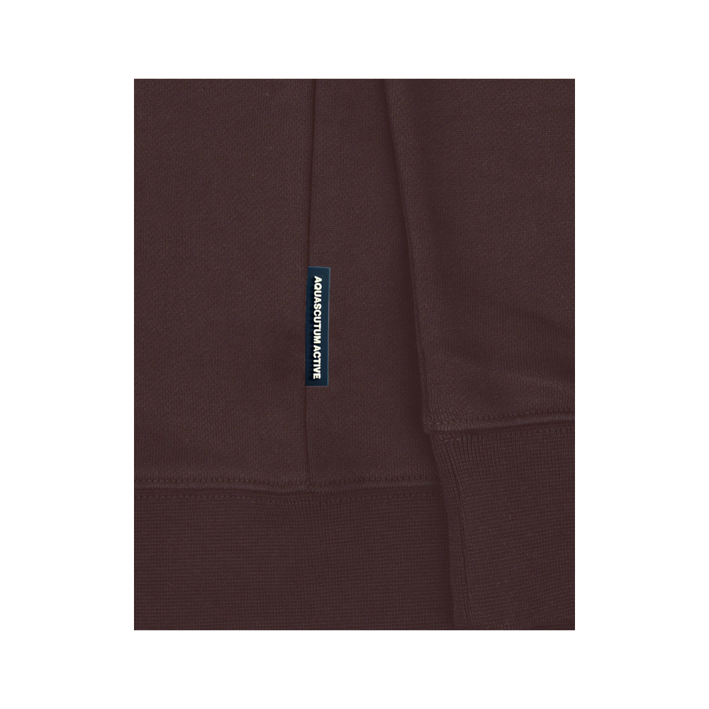 Aquascutum Crewneck Badge Fleece Chocolate AA-A006-SW033_CHC - Image 4