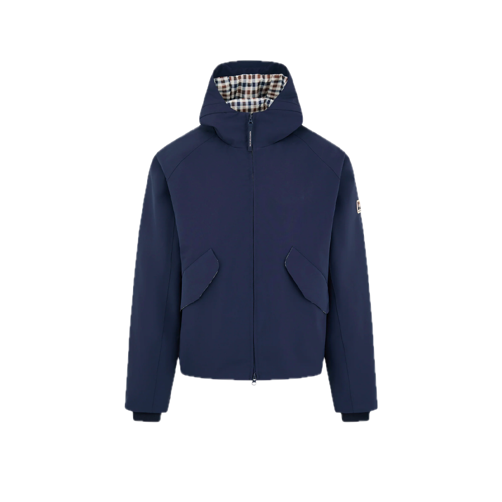 Aquascutum Active Soft Shell Short Parka Navy AA-A006-JK031_NVY