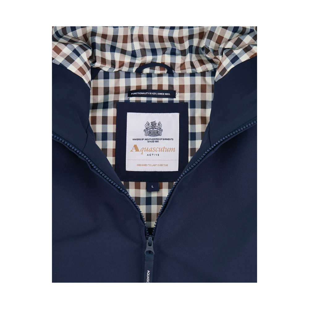 Aquascutum Active Soft Shell Short Parka Navy AA-A006-JK031_NVY - Image 4