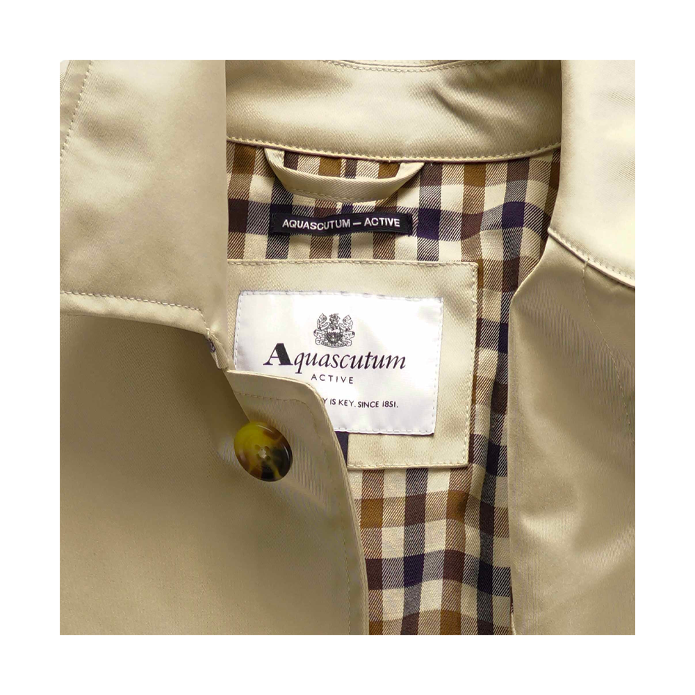 Aquascutum Active Archival Mac Coat Beige AA_A005_JK001_BEG - Image 3