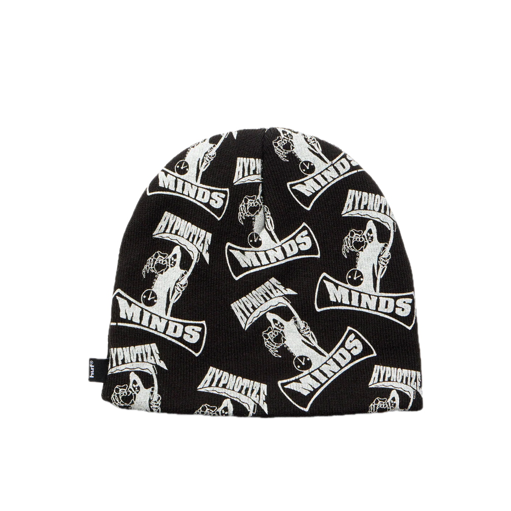 HUF x Three 6 Mafia Skull Beanie Black BN00215_BLK
