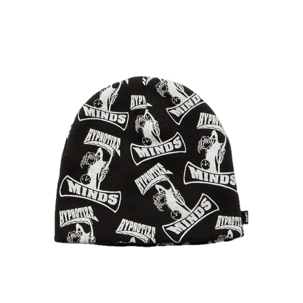 HUF x Three 6 Mafia Skull Beanie Black BN00215_BLK - Image 2