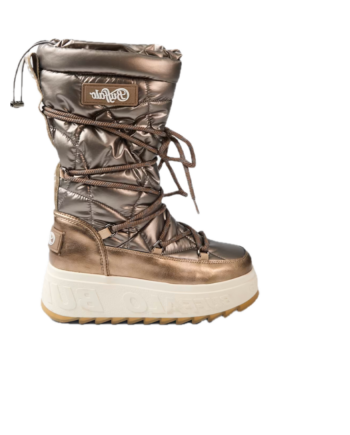 Buffalo Eliza Snow Hi Vegan Nappa Nylon Gold 02752899
