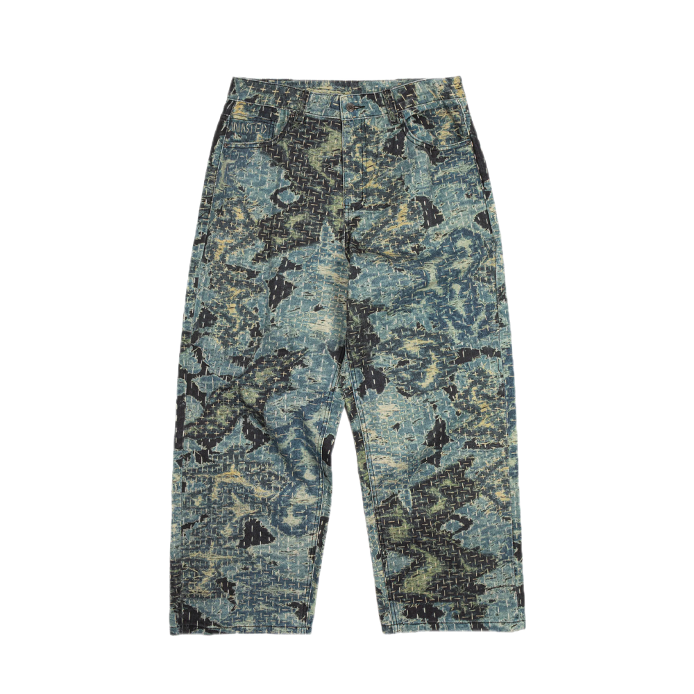 Wasted Paris Trompe L'Oeil Boro Grant Pant Blue W67367_BLU
