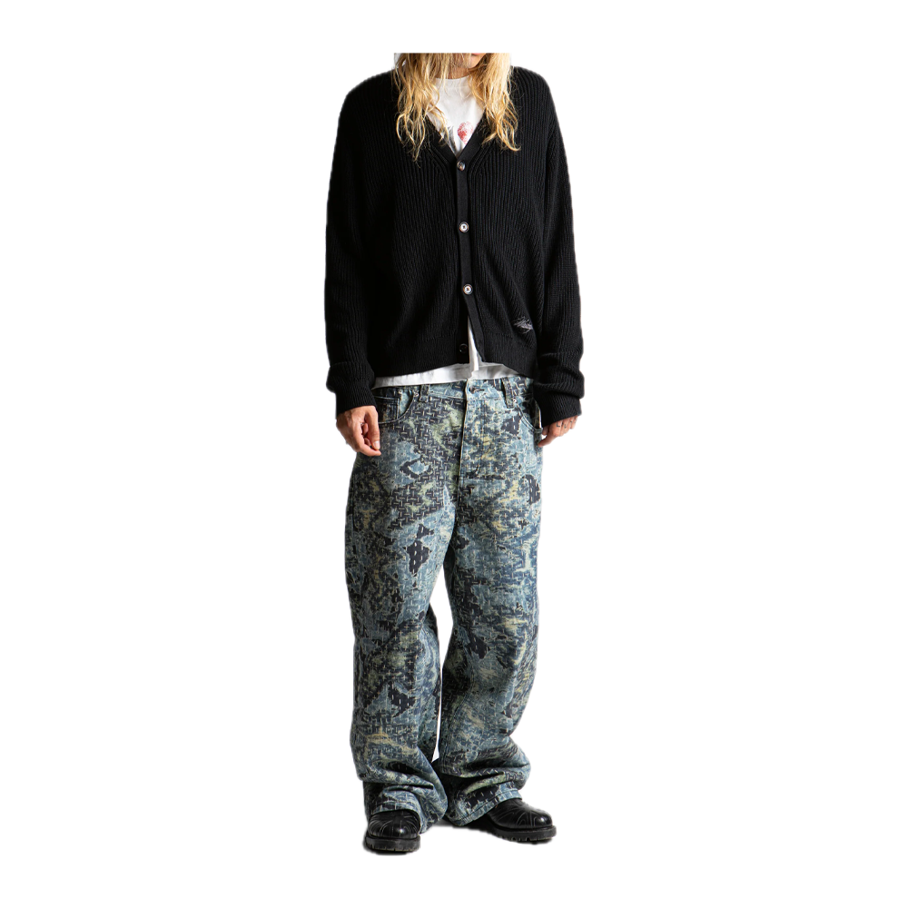 Wasted Paris Trompe L'Oeil Boro Grant Pant Blue W67367_BLU - Image 3