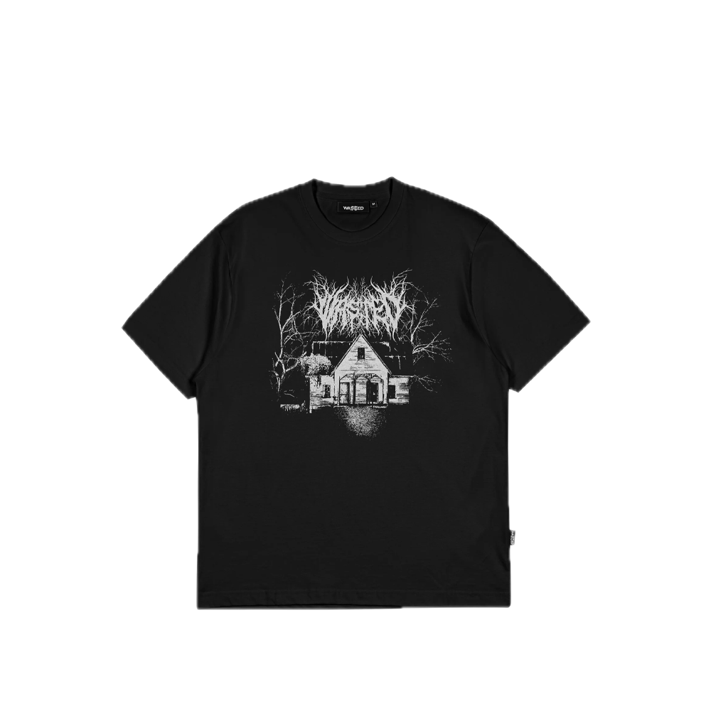 Wasted Paris Haunted T-Shirt Black WST_HAUNT_TS_BLK