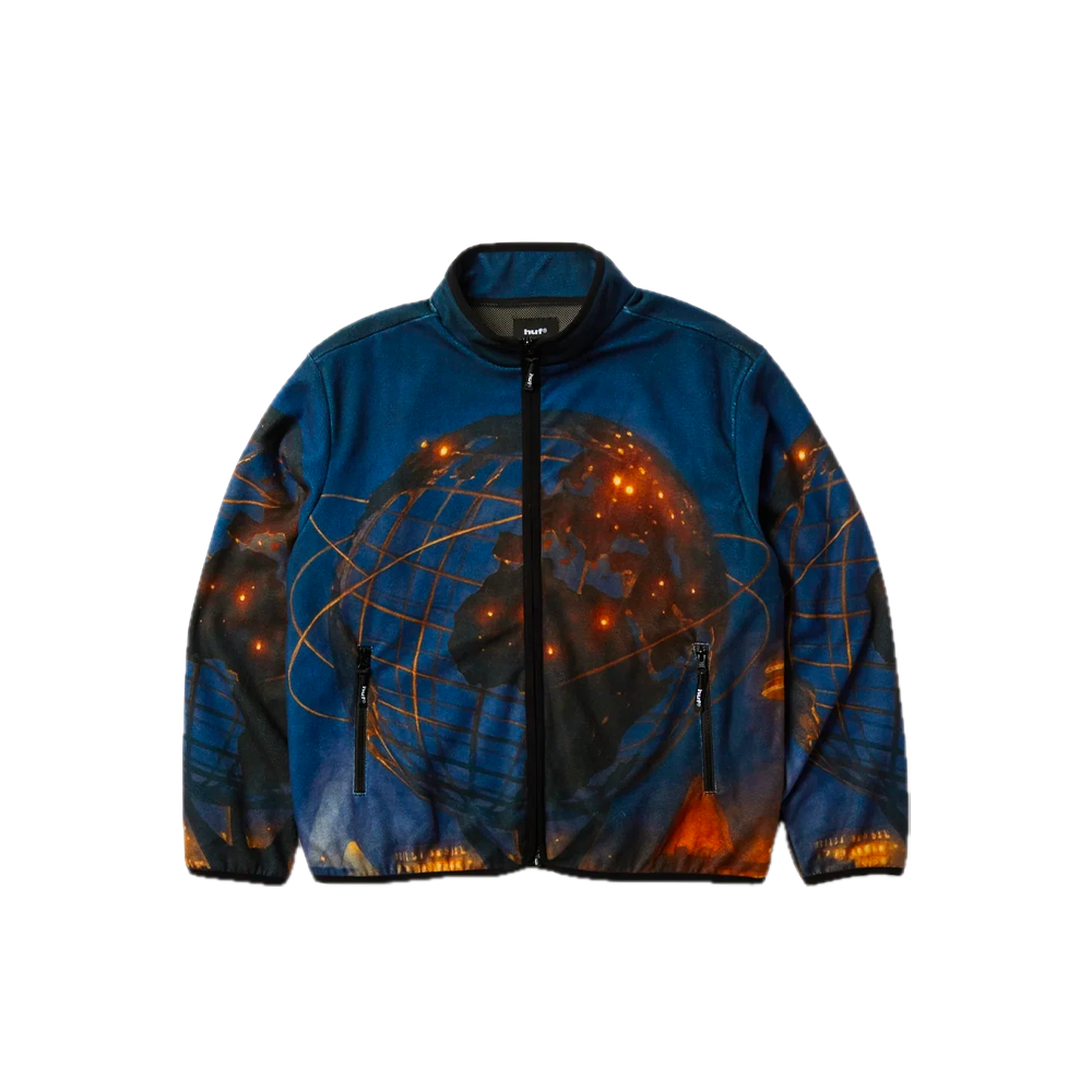 HUF Flushing Polar Fleece Jacket Multi JK00519_MLT