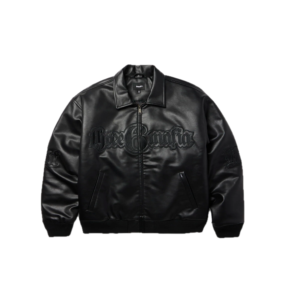 HUF x Three 6 Mafia Jacket Black JK00548_BLK