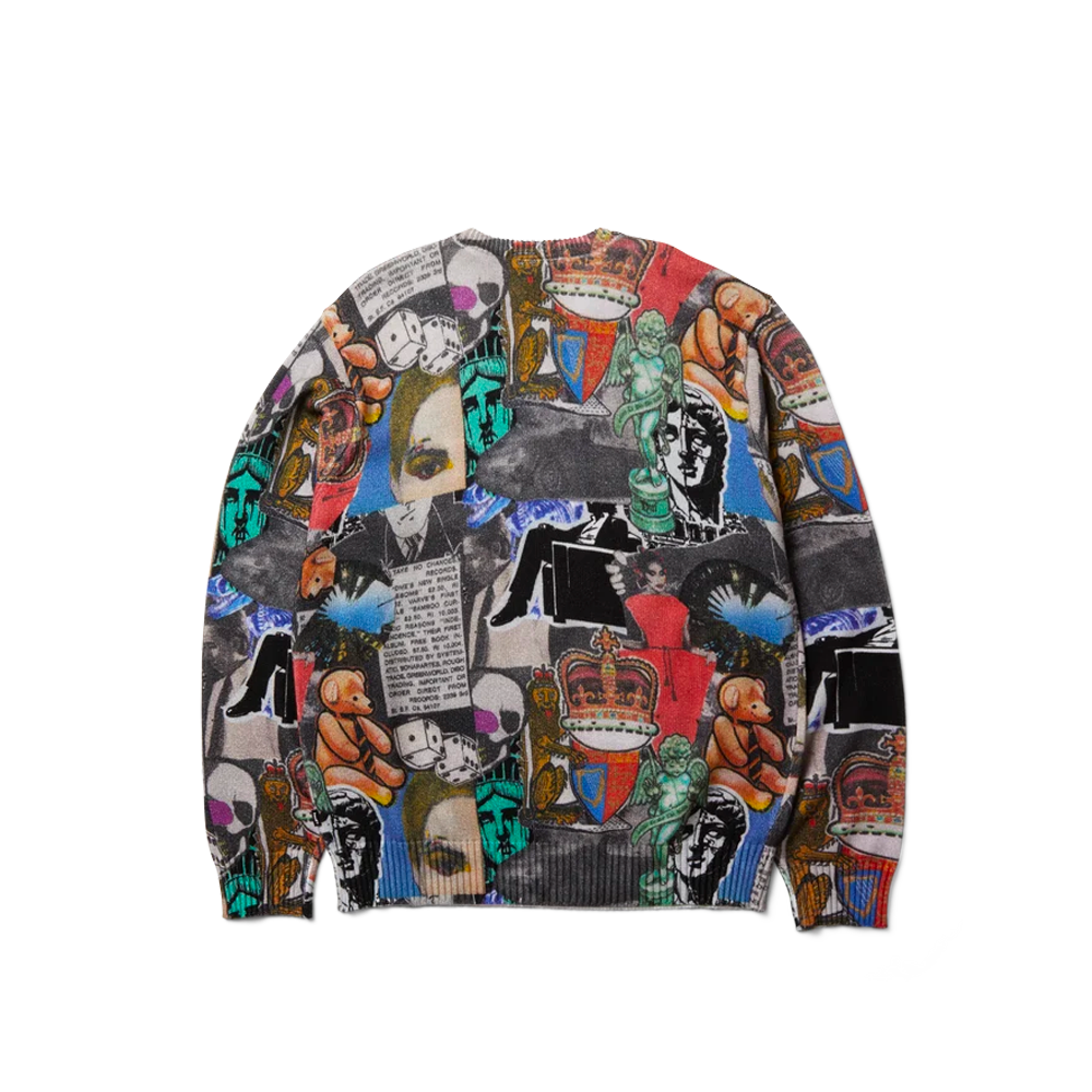 HUF Boulevard Status Crewneck Sweatshirt Multi KN00603_MTI - Image 2