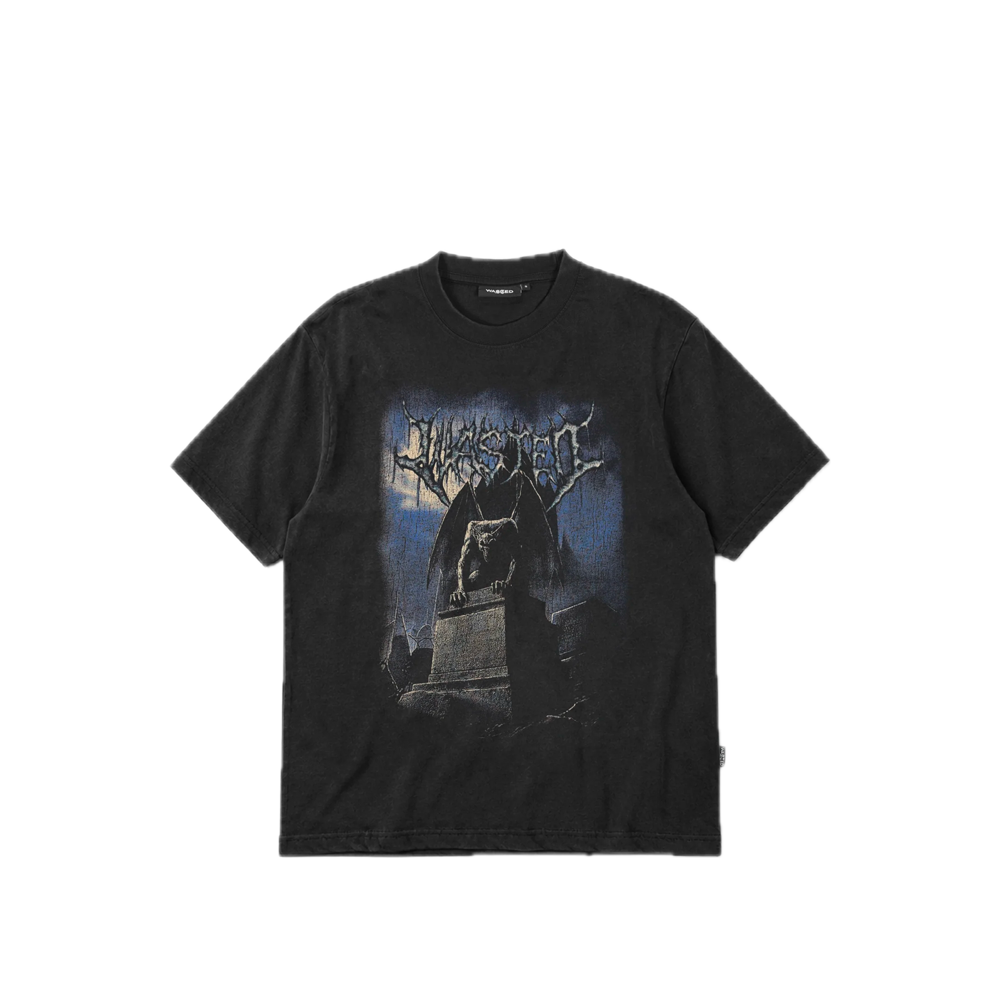 Wasted Paris Noctis T-Shirt Faded Black WST_NOCTIS_TS_FB