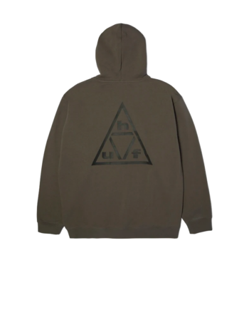 HUF Triple Triangle Pullover Hoodie Dark Earth / Black PF00832_DKB