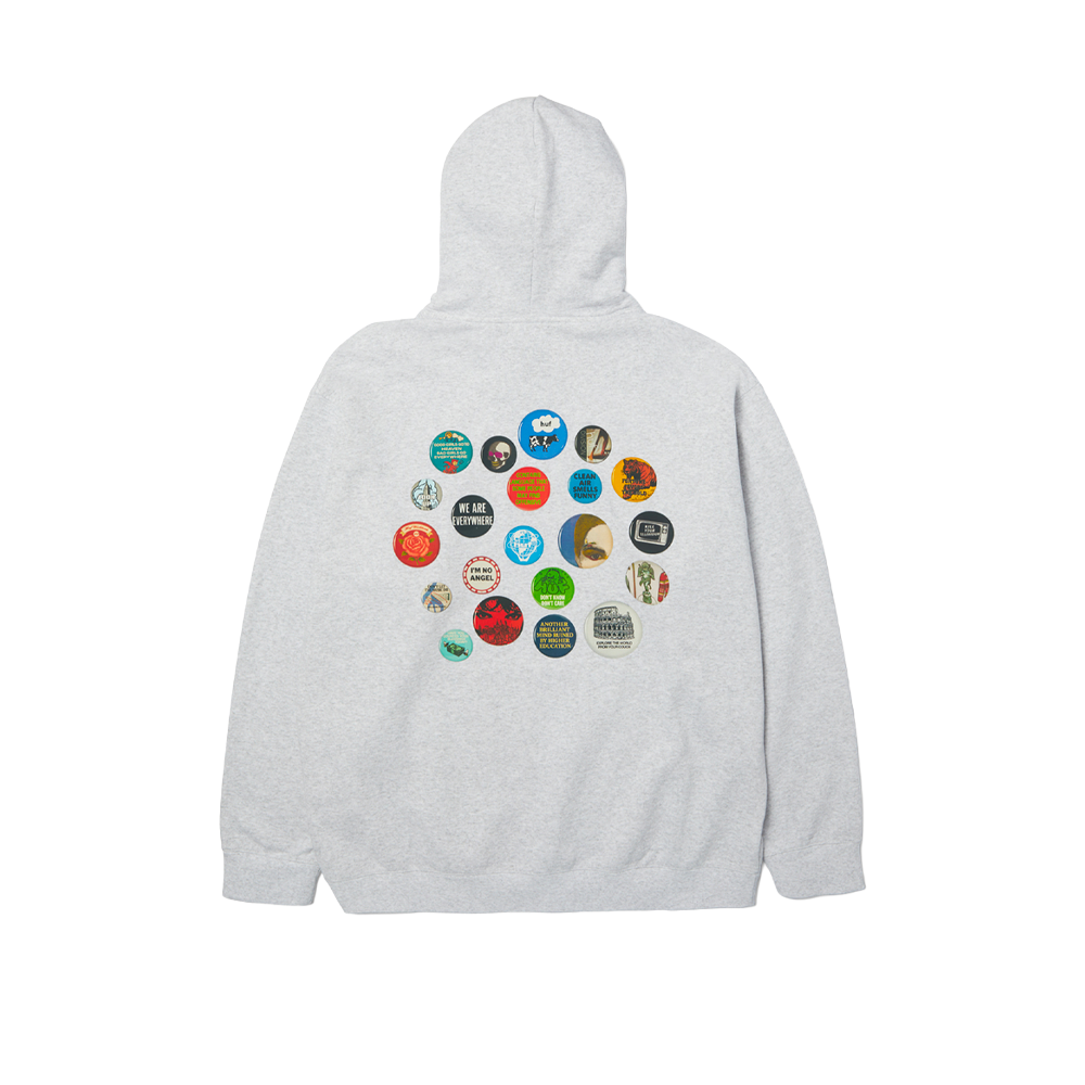 HUF Olympia Pullover Hoodie Heather Grey PF00837_GRY
