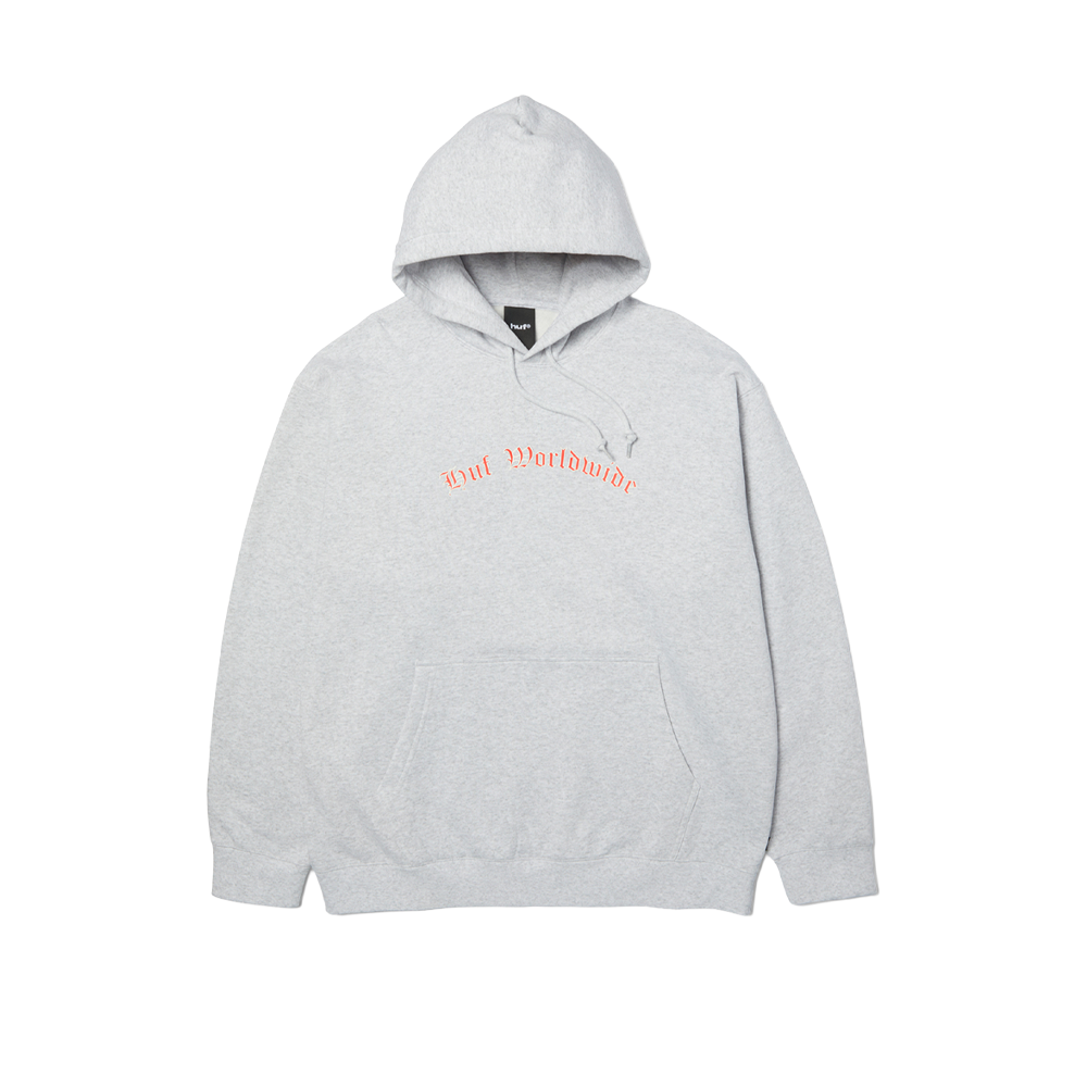 HUF Olympia Pullover Hoodie Heather Grey PF00837_GRY - Image 2