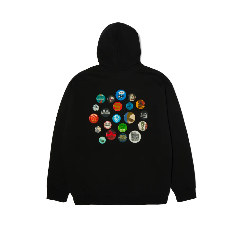 HUF Olympia Pullover Hoodie Black PF00837_BLK