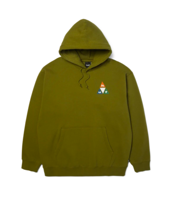 HUF Prism Triple Triangle Pullover Hoodie Olive PF00854_OLV