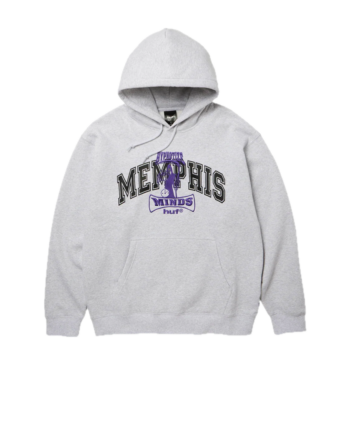 HUF x Three 6 Mafia Memphis Pullover Hoodie Heather Grey PF00887_GRY