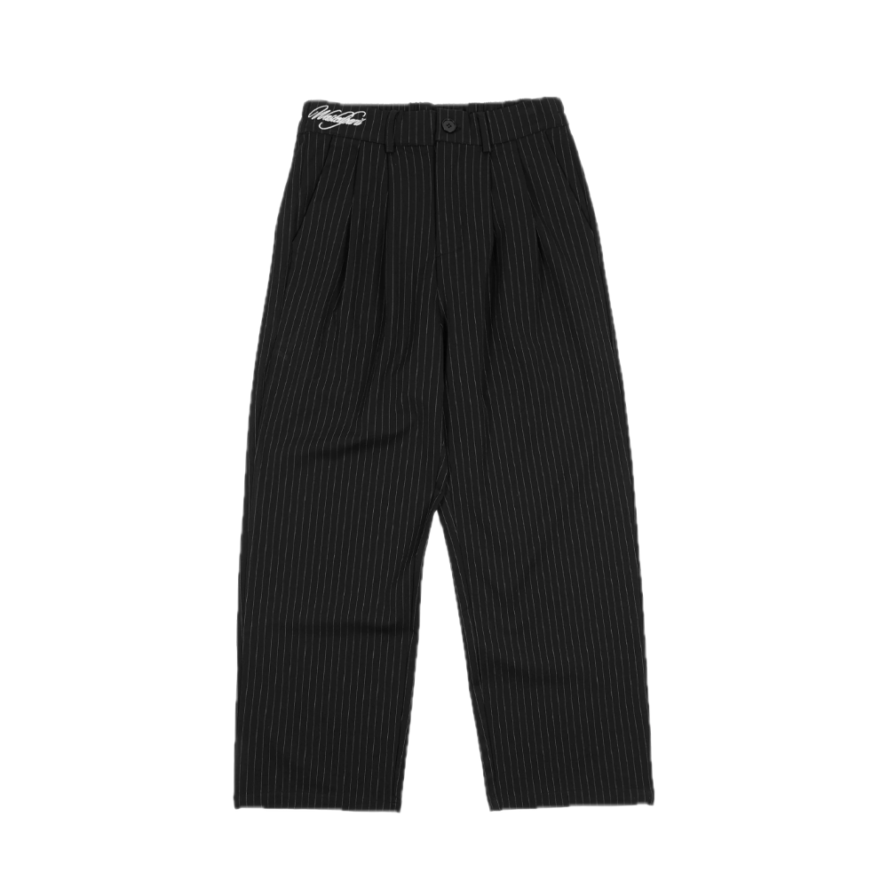 Wasted Paris Script Pleated Pant Black W67368_BLK