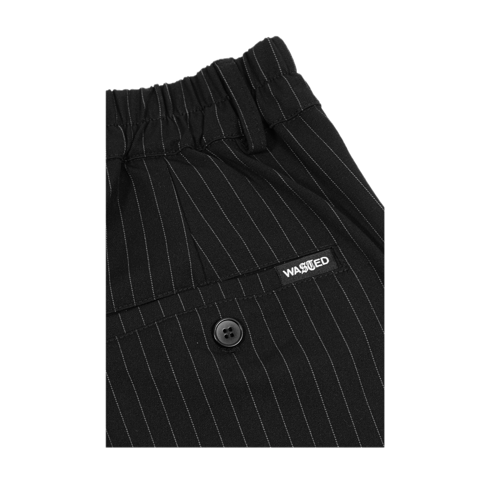 Wasted Paris Script Pleated Pant Black W67368_BLK - Image 4