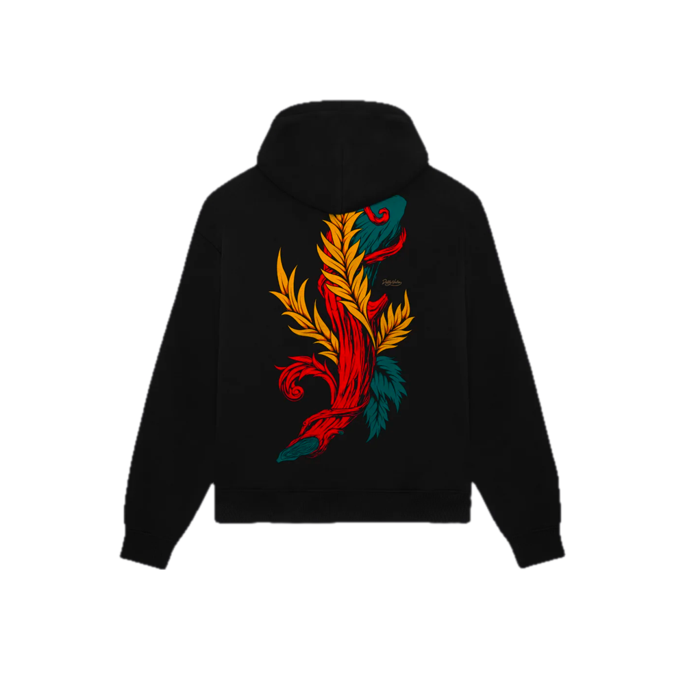 Dolly Noire Asso di Bastoni Hoodie Black SW919-GQ-01