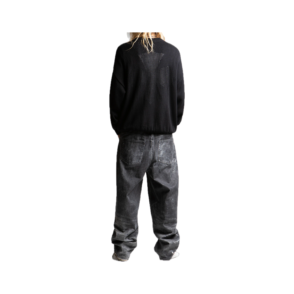 Wasted Paris Trompe L'Oeil Casper Pant Faded Black W67369_FBK - Image 3