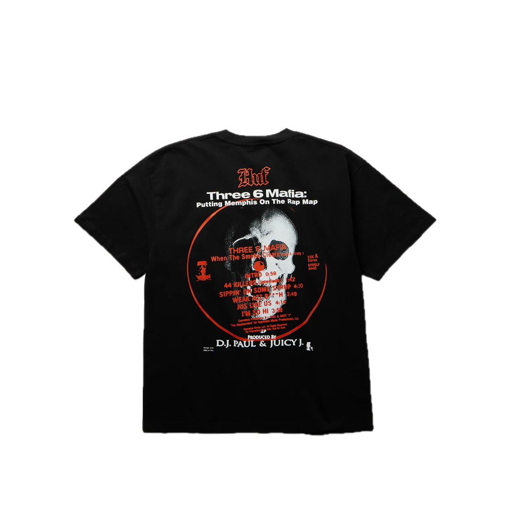 HUF x Three 6 Mafia Mystic Styles Tee Black TS02947_BLK - Image 2