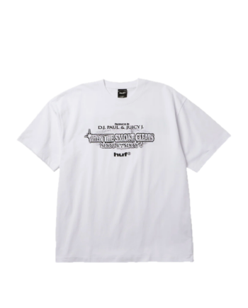 HUF x Three 6 Mafia Smoke Clears Tee White TS02948_WHT