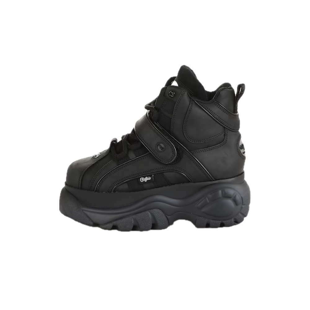 Buffalo 1348-14 2.0 Classic High BS Leather Black 01863605 - Image 2