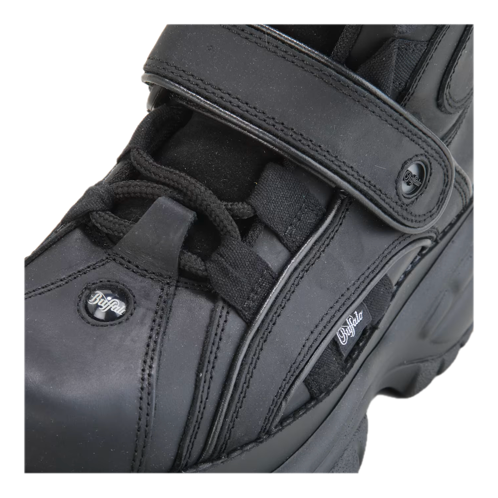 Buffalo 1348-14 2.0 Classic High BS Leather Black 01863605 - Image 6