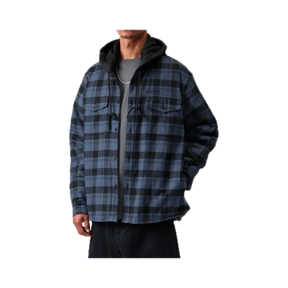 Carhartt WIP Cobrin Shirt Jac Cobrin Check / Blue I037129_BLE - Image 4