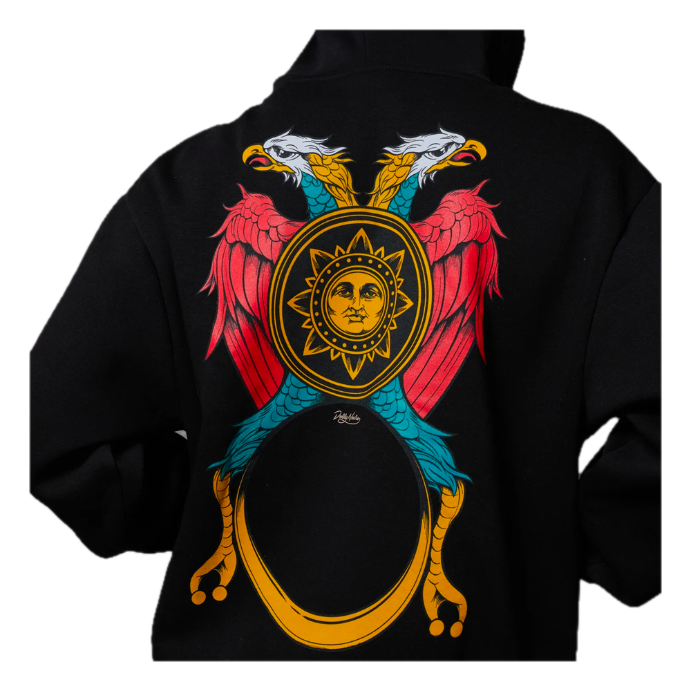 Dolly Noire Asso di Denari Hoodie Black SW916-GQ-01 - Image 3